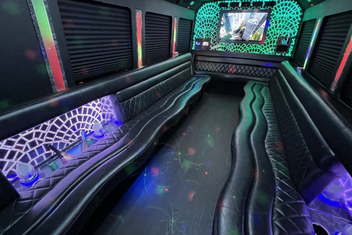 Bayonne Limo Bus Interior